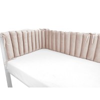 Aparatoare pentru patut MimiNu tip panou 180 cm Beige Pink - 4