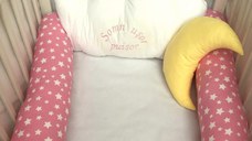 Aparatori laterale tip rulou 140x70 Somn Usor Puisor roz