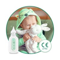 Aspirator nazal electric pentru copii din prima zi de viata Vitammy Picolino 7 cu 2 capete de schimb, 3 niveluri de putere, 12 melodii, iluminare colorata si incarcare USB-C - 5