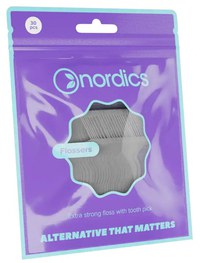 Ata dentara pe suport cu scobitoare 30 bucati Nordics - 2