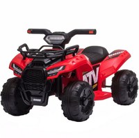 Atv electric pentru copii Nichiduta Champion Red cu doua viteze, Acumulator 6V 4Ah, Roti rezistente, Suport picioare, Manere ergonomice, Efecte sonore, Faruri cu lumini LED,Pornire la buton, Pedala acceleratie - 3