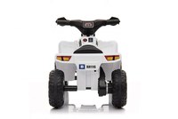 Atv electric pentru copii Nichiduta Racer X White 35W cu sunete pornire si muzica, suport picioare lat si roti rezistente - 3