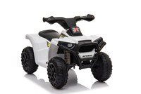 Atv electric pentru copii Nichiduta Racer X White 35W cu sunete pornire si muzica, suport picioare lat si roti rezistente - 7