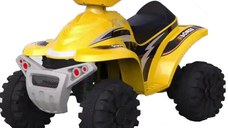 Atv electric pentru copii Nichiduta X Power Yellow 35W cu muzica, lumini, sunete si pornire la buton