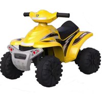 Atv electric pentru copii Nichiduta X Power Yellow 35W cu muzica, lumini, sunete si pornire la buton - 1