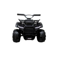 Atv electric pentru copii R-Sport J8AAA negru 35W cu tractiune spate, muzica, sunete si lumni - 1