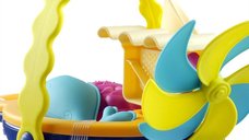 B.Toys Galeata Albastra cu 9 Jucarii pentru Nisip