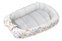 Babynest 2 in 1 din bumbac Minky Fawn - 10