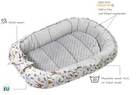 Babynest 2 in 1 din bumbac Minky Fawn - 3