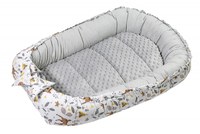 Babynest 2 in 1 din bumbac Minky Fawn - 9