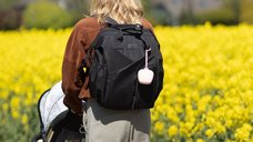 Babyono husa roz din silicon pentru protectia suzetei