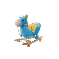 Balansoar 2 in 1 Magarus cu roti si muzica - 1