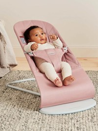 Balansoar BabyBjorn Bliss Dusty Pink din tesatura matlasata cu aspect delicat de petala - 8