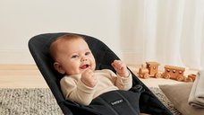 Balansoar Bliss BabyBjorn Negru din Tesatura Matlasata cu Design Clasic