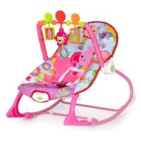 Balansoar cu vibratii 2 in 1 Ecotoys 8617 roz - 6