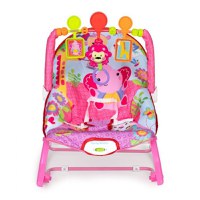 Balansoar cu vibratii 2 in 1 Ecotoys 8617 roz - 1