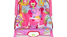 Balansoar cu vibratii 2 in 1 Ecotoys 8617 roz