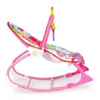 Balansoar cu vibratii 2 in 1 Ecotoys 8617 roz - 3