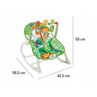 Balansoar cu vibratii 3 in 1 Ecotoys 8616 Jungla - 1