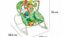 Balansoar cu vibratii 3 in 1 Ecotoys 8616 Jungla