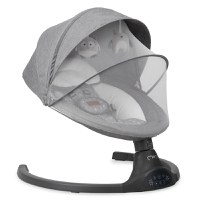 Balansoar electric MoMi Lami Dark Grey - 1