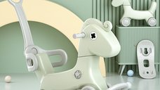 Balansoar Nichiduta Garden Rocking Horse Verde 3 in 1 - Jucarie Transformabila