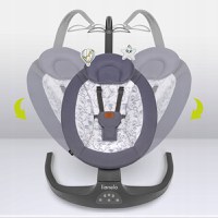 Balansoar si sezlong copii Lionelo Ralf 2 in 1 electric Gri Grafit - 6