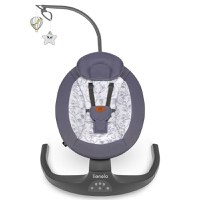 Balansoar si sezlong copii Lionelo Ralf 2 in 1 electric Gri Grafit - 7