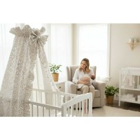 Baldachin pentru patut MimiNu Premium 210x145 cm Meadow - 2