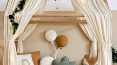 Balon Textil Muselina Handmade, Little Amy, Gri inchis