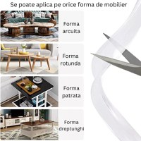 Banda protectie mobilier Car Boy Safety transparenta 18x900x15x4 mm - 7