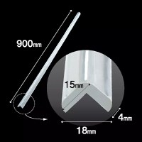 Banda protectie mobilier Car Boy Safety transparenta 18x900x15x4 mm - 8