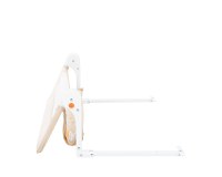 Bariera de protectie pentru pat copii KikkaBoo I am Safe Beige 102 cm,rabatabila pentru a permite urcarea sau coborarea copilului,compatibila cu saltele cu grosime 12-20 cm - 2