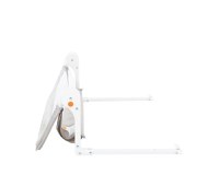 Bariera de protectie pentru pat copii KikkaBoo I am Safe Grey 102 cm,rabatabila pentru a permite urcarea sau coborarea copilului,compatibila cu saltele cu grosime 12-20 cm - 2