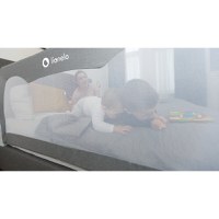Bariera protectie pat Hanna 150x66 cm gri Lionelo - 4