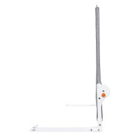 Bariera protectie pat Hanna 150x66 cm gri Lionelo - 6