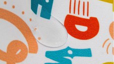 Baveta BabyJem cu buzunar BLW Alfabet