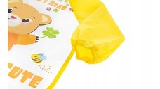 Baveta Bocioland cu Maneci Lungii Teddy Bear - 40x35 cm, Impermeabila