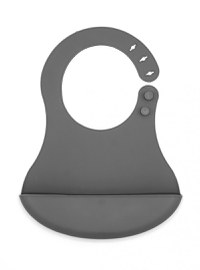 Baveta din silicon BabyJem Gri - 1