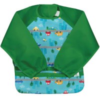 Bavetica Aqua Cars multifunctionala cu maneci lungi Green Sprouts 12-24 luni - 1