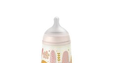 Biberon 150 ml tetina fiziologica SX Pro debit lent roz Dreams