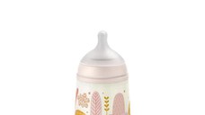 Biberon 150 ml tetina fiziologica SX Pro debit lent roz Dreams