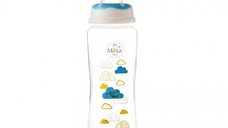 Biberon 250 ml si tetina silicon 3+ bleu