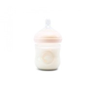 Biberon anti-colici nivel de debit scazut 1, Kidnort Blabaer Pink, din PU durabil si rezistent, capacitate 125 ml, 0-3 luni - 4