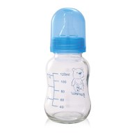 Biberon din sticla 120 ml blue - 1