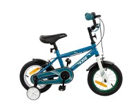 Bicicleta 12 inch Makani cu roti ajutatoare Windy Blue - 2