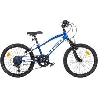Bicicleta copii Dino Bikes 20 inch MTB baieti Sport albastru cu 6 viteze si suspensie - 2