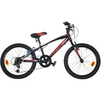 Bicicleta copii Dino Bikes 20 inch MTB baieti sport negru cu 6 viteze - 2