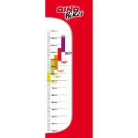 Bicicleta copii Dino Bikes Little Heart alb si roz 14 inch, varsta 4-7 ani, inaltimea 95-115 cm, frana de mana pe roata din fataspate, cosulet fata si scaun pentru papusa in spate, pinion spate fix, roti ajutatoare detasabi - 1