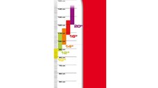 Bicicleta copii Dino Bikes MTB baieti sport rosu 20 inch, varsta 7-11 ani, inaltimea 120-145 cm, anvelope gonflabile, frana de mana pe roata fataspate, claxon pe ghidon, cric